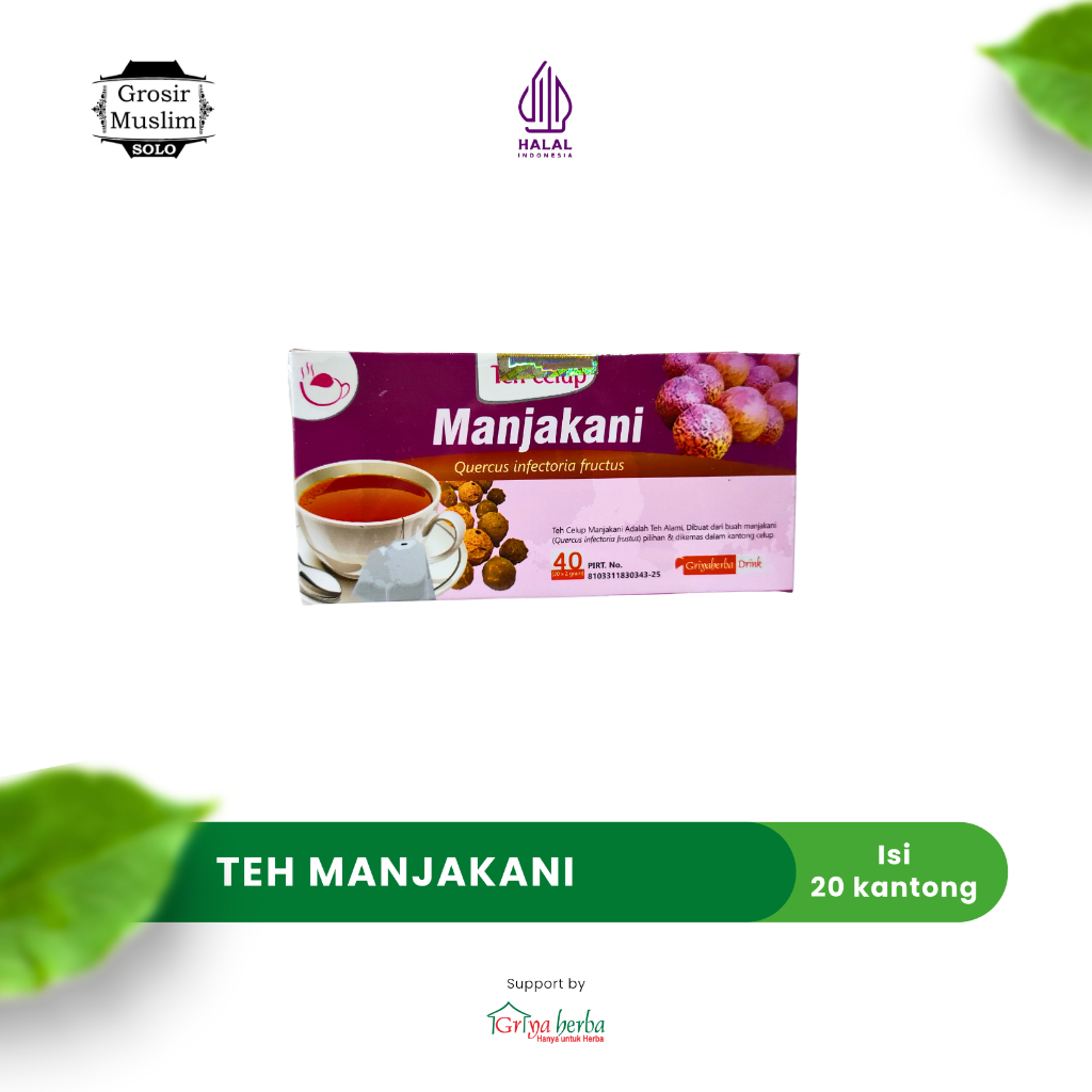 

Teh Manjakani Griya Herba Teh Celup Untuk Kewanitaan Isi 20 Kantong Original