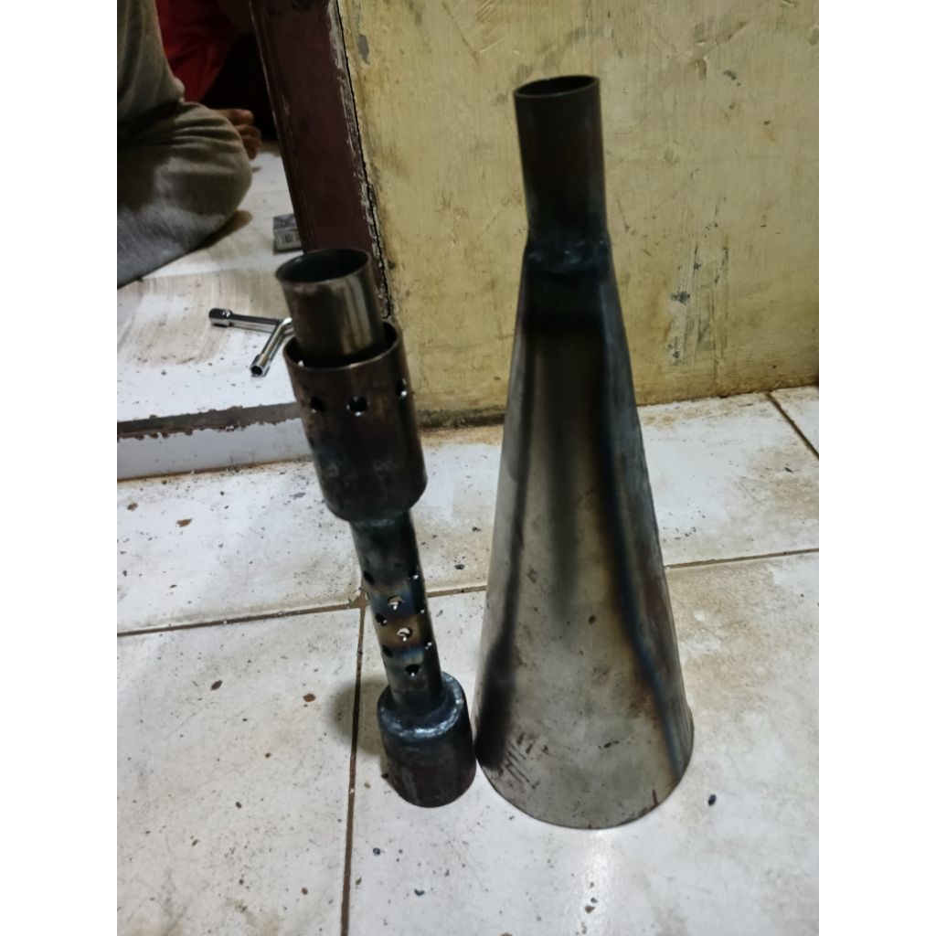 Paket bobok kerucut + saringan knalpot Yamaha RX KING