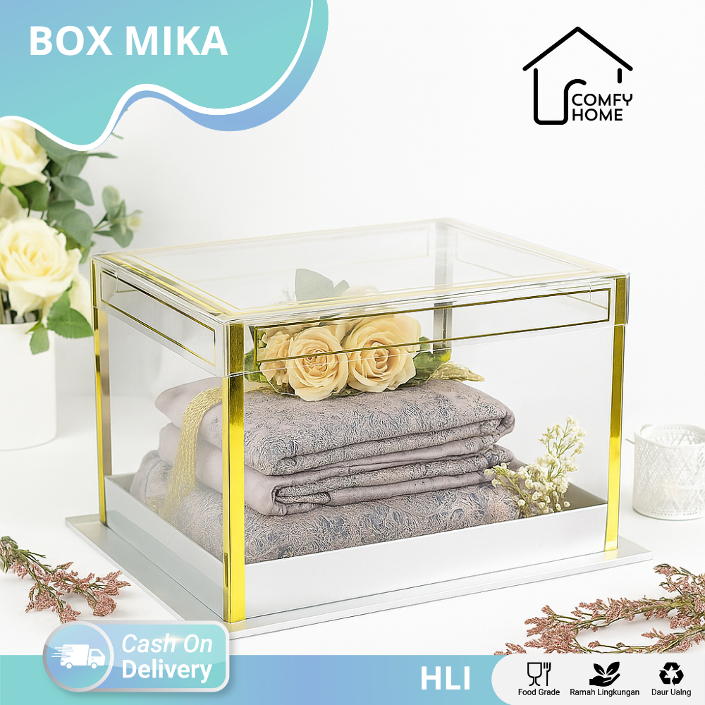 

Box Mika Transparan / Box mika /Box kue / Box Cake Handle Tali / Box Handle Mika / Box Cake | HDI03-HDI16 | HLI