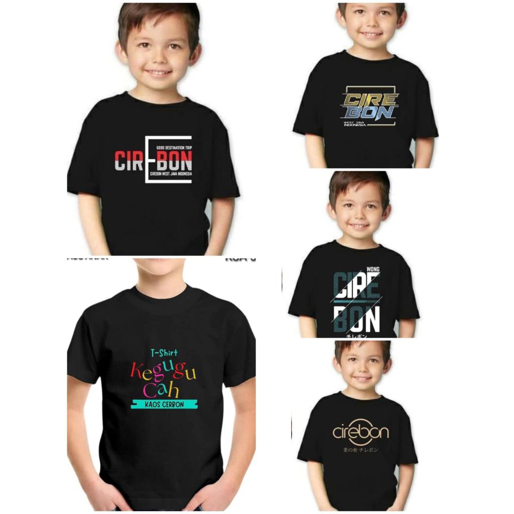KAOS ANAK/KAOS CIREBON/KEGUGUCAH MERCHANDISE