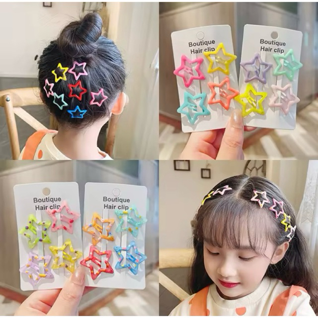 Jepit Anak Bintang/Jepit Klip Bintang/Tiptop Bintang Jepit Anak