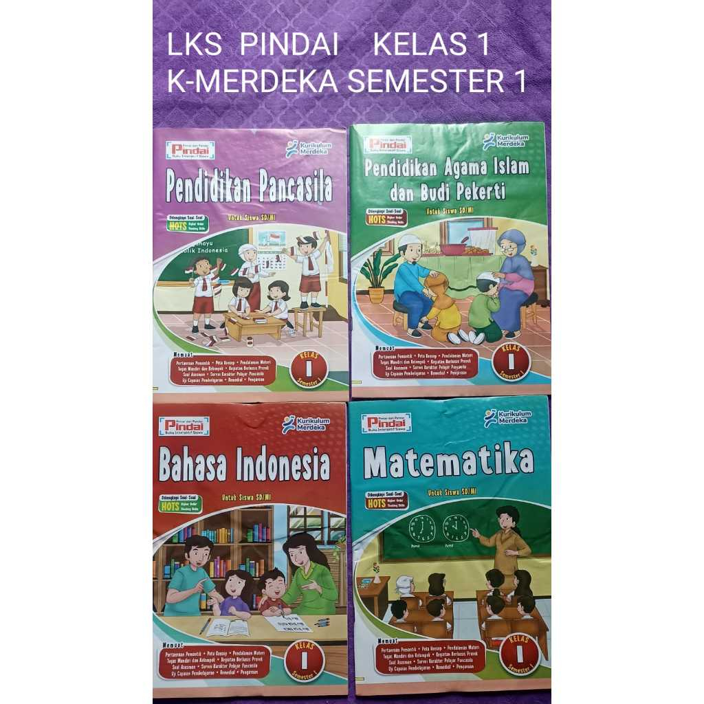 LKS PINDAI KELAS 1 SD (SEMESTER 1) (K-MERDEKA) (LKS )