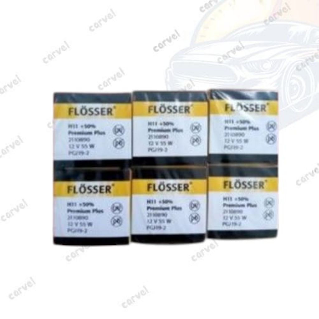 Bohlam H11 Flosser 12V 55W