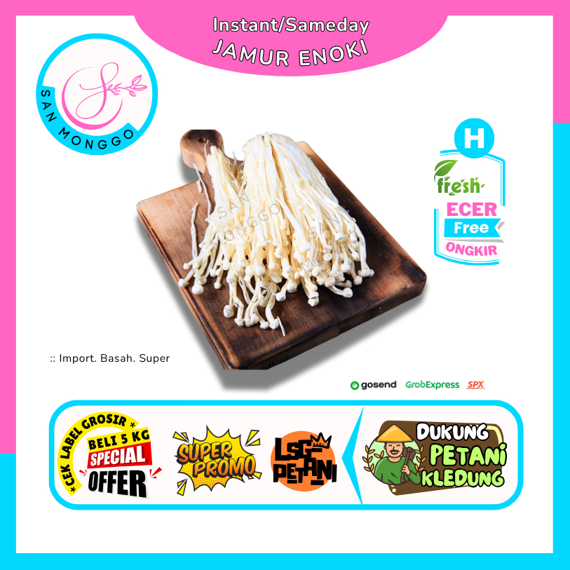 

Sanmonggoo >> Jamur Enoki -- Hasil Bumi Sindor Sumbing Ecer(H)