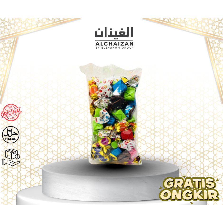 

Coklat Turkey mix Chocolate Candy 500GR / Coklat Premium / Coklat Arab / Coklat Permen / Coklat Rasa