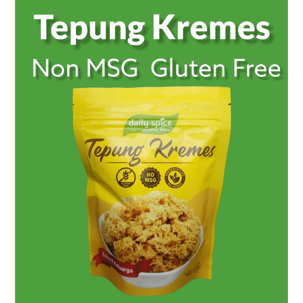 

Tepung Kremes Gluten Free Tanpa MSG 180g