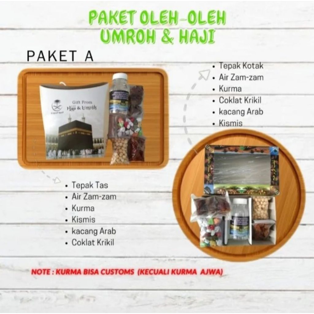 

Paket oleh oleh umroh dan haji