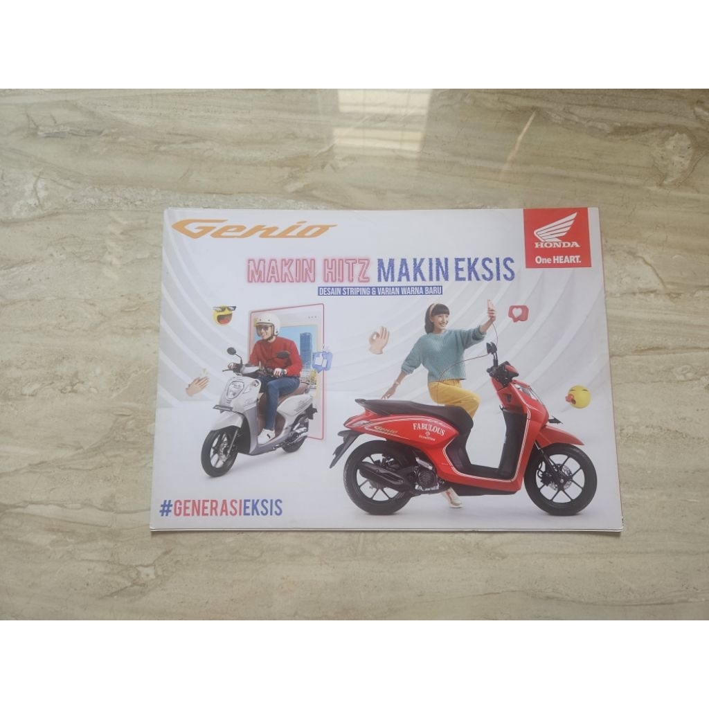 brosur katalog motor honda genio 2021 leaflet