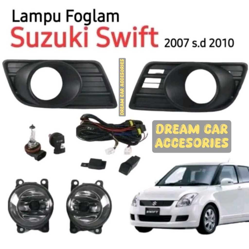 Foglamp Lampu Kabut Lampu Tembak Suzuki Swift  Lama 2005-2006 Swift New 2007-2010 All New Swift 2011
