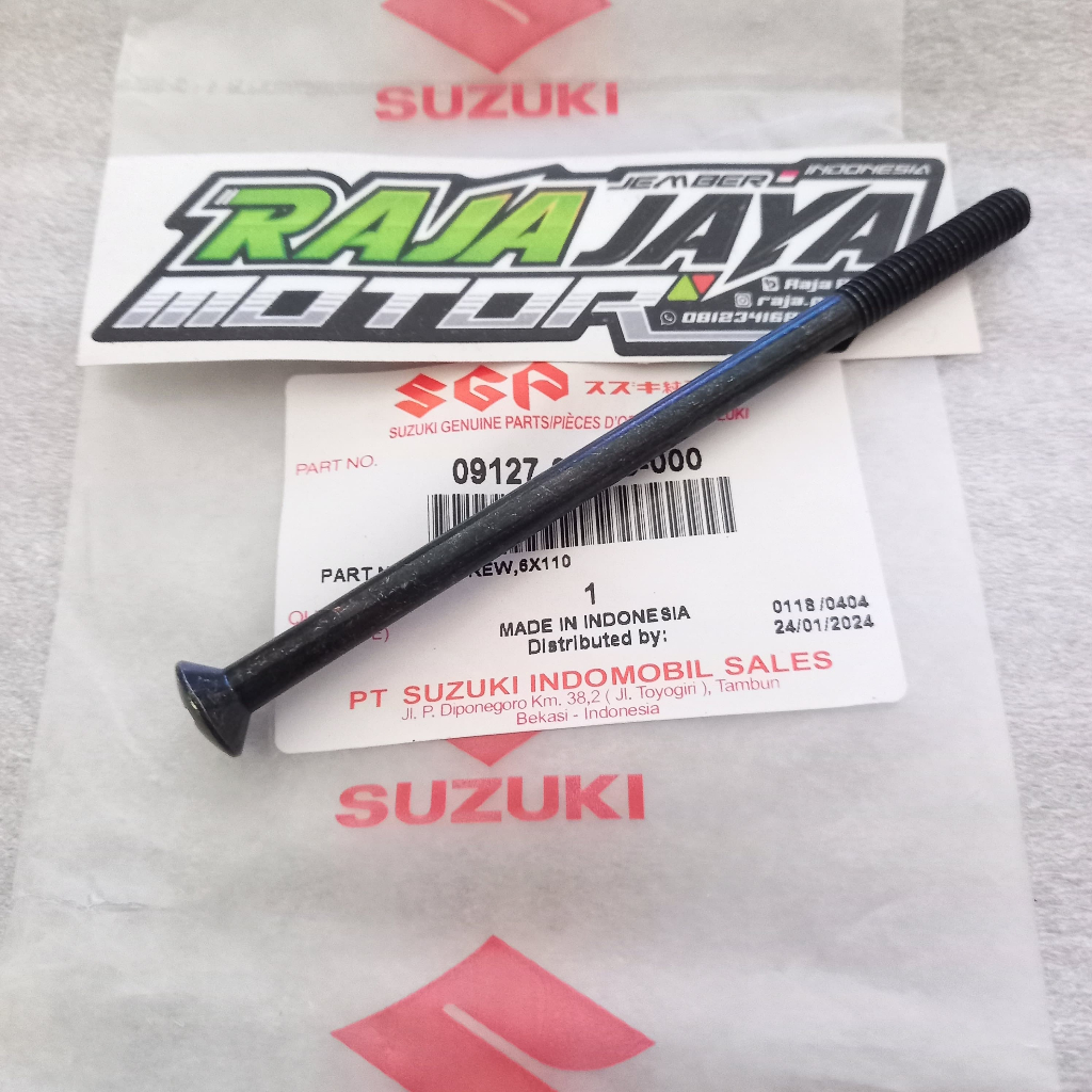 Baut jalu pentol stang stir bolt stabilizer stabiliser suzuki satria 2tak 2 tak 2t hiu lscm lumba ru