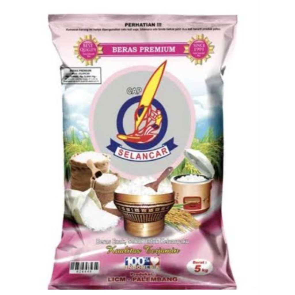 

Beras merk Selancar 5kg