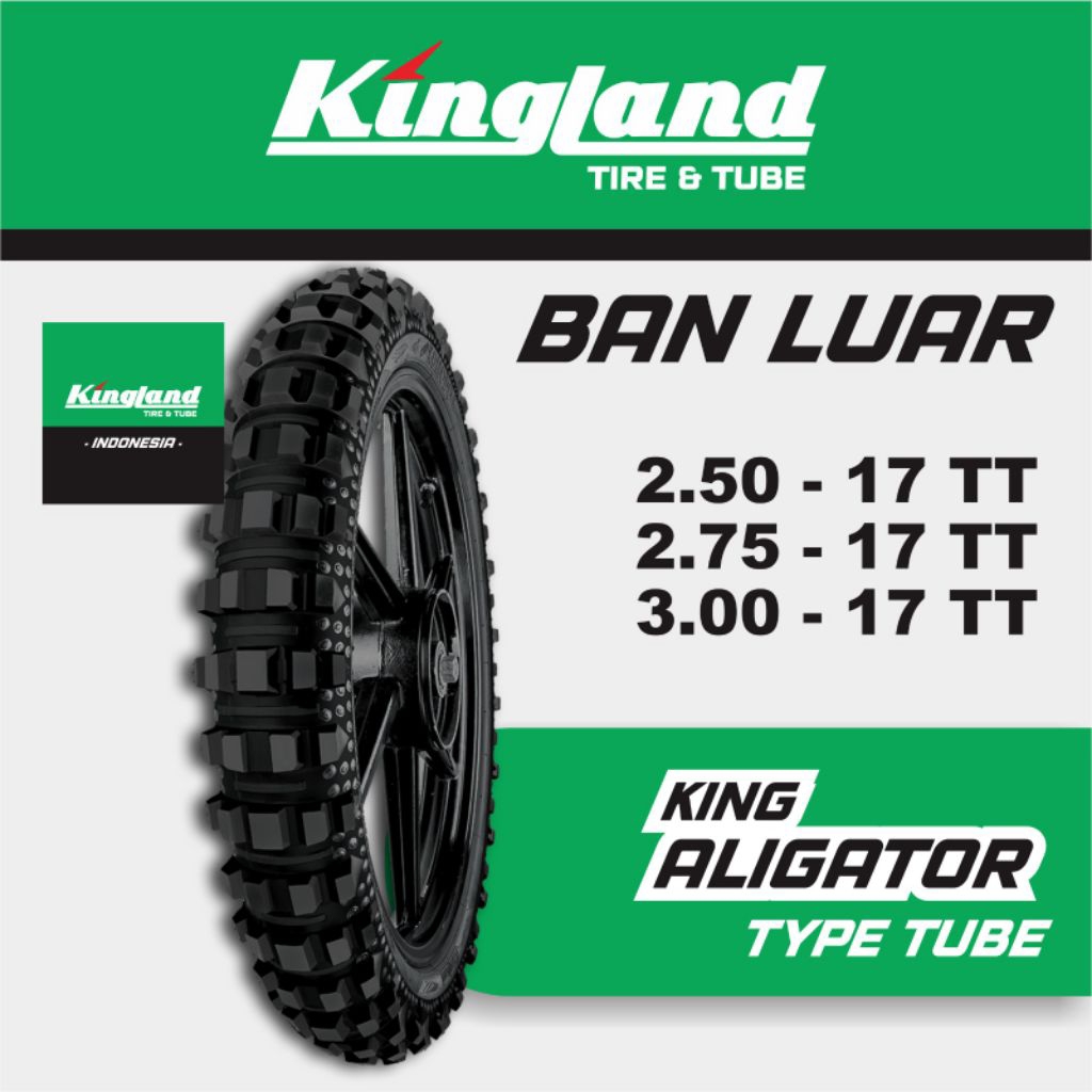 Ban Luar Motor KINGLAND - King ALIGATOR ring 17 (off-road)