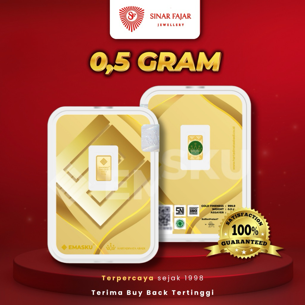 EMASKU 0,5 GR READY LOGAM MULIA HARTADINATA