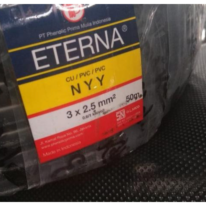Kabel Eterna NYY 3 x 2.5 50M 1 Roll