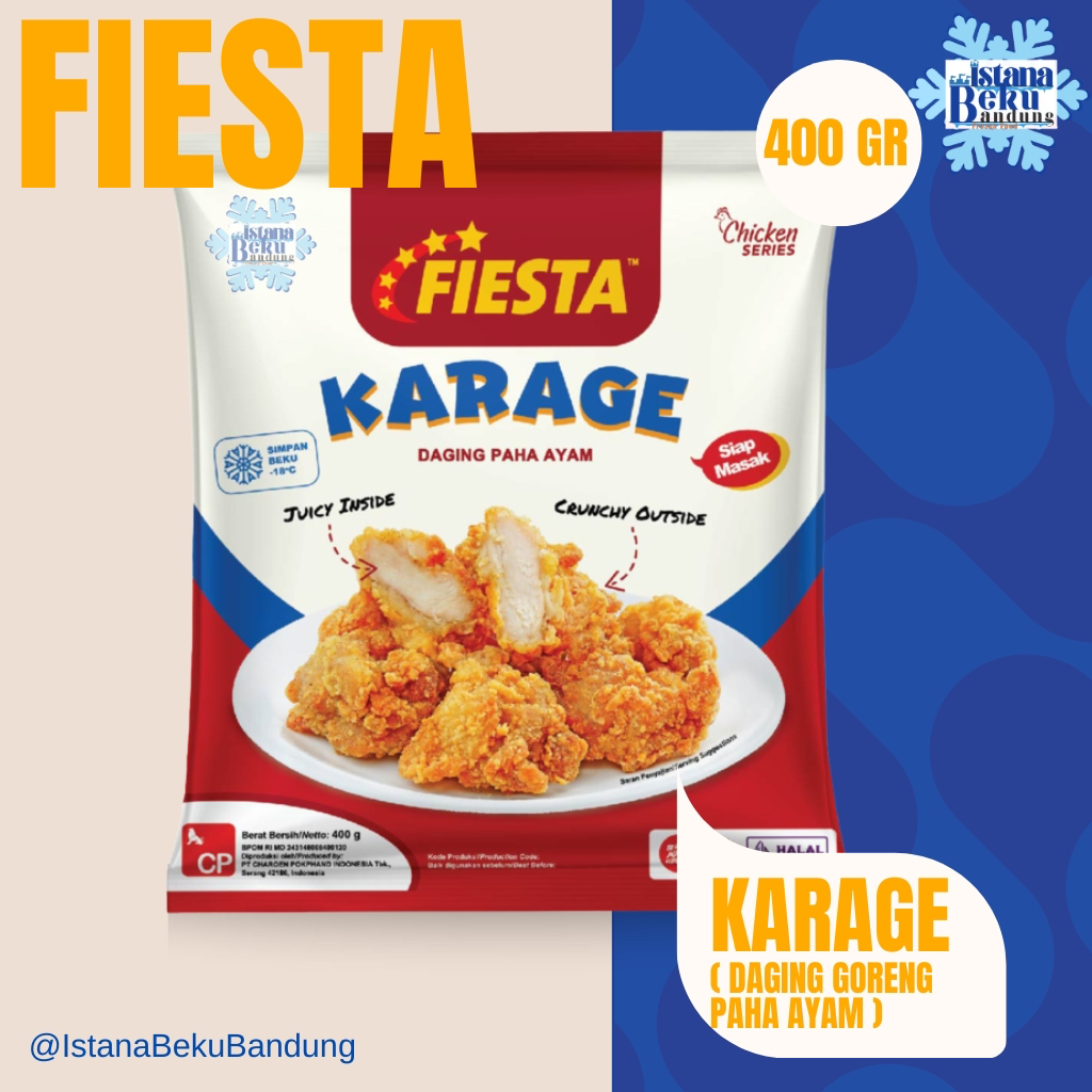 

Fiesta Chicken Karage / Ayam goreng paha ayam 400gr