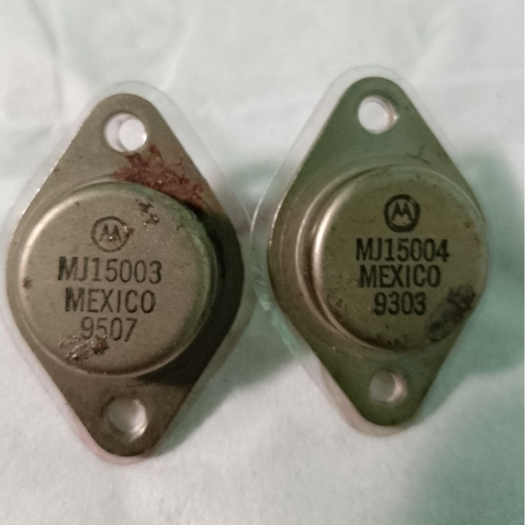 Transistor Sepasang MJ5004 MJ15003 Mexico Original Motorola