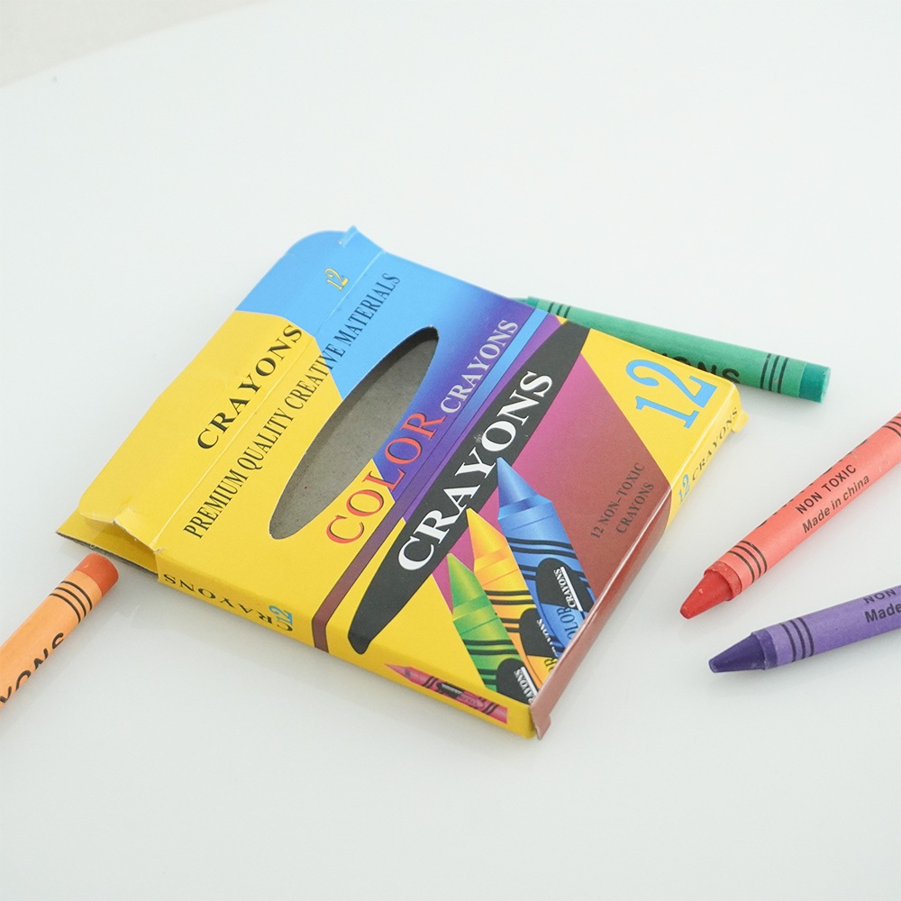 

[Whispers] Alat Mewarnai Gambar Anak Peralatan Sekolah Berkualitas Pensil Crayons 8 Dan 12 Colour