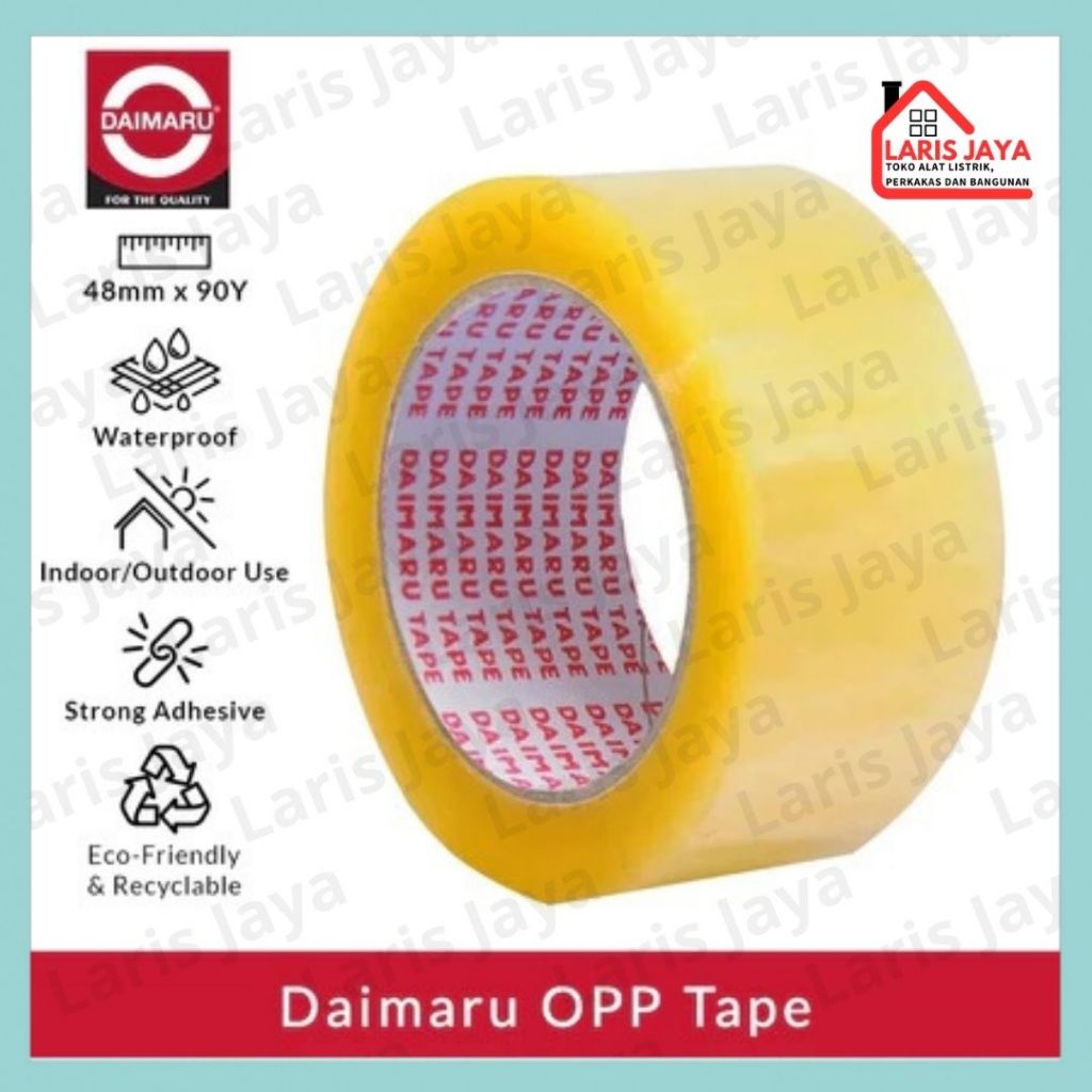 

LAKBAN BENING DAIMARU 2 INCH / 48 MM x 90 Y / LAKBAN BENING / SELOTIP 2 INCH TEBAL MURAH PREMIUM