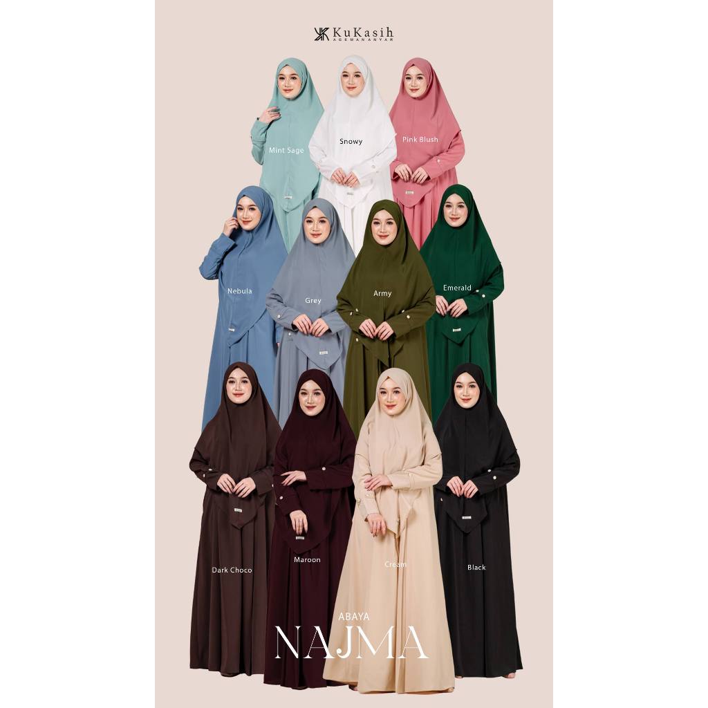 NAJMA ABAYA BY KUKASIH.ID (PRE ORDER)