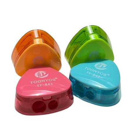 

SHARPENER TRIANGLE 2 LUBANG TY-843 / SERUTAN SEGITIGA / SERUTAN MANUAL / SERUTAN MINI / SERUTAN ANAK SEKOLAH / RAUTAN PENSIL SEKOLAH