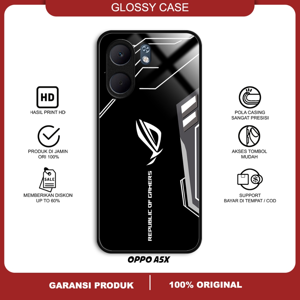 Case Kilau Oppo A5x Terbaru - Softcase Motif Gaming Kesing Hp Glossy - Case Oppo A5x terbaru - Kesin