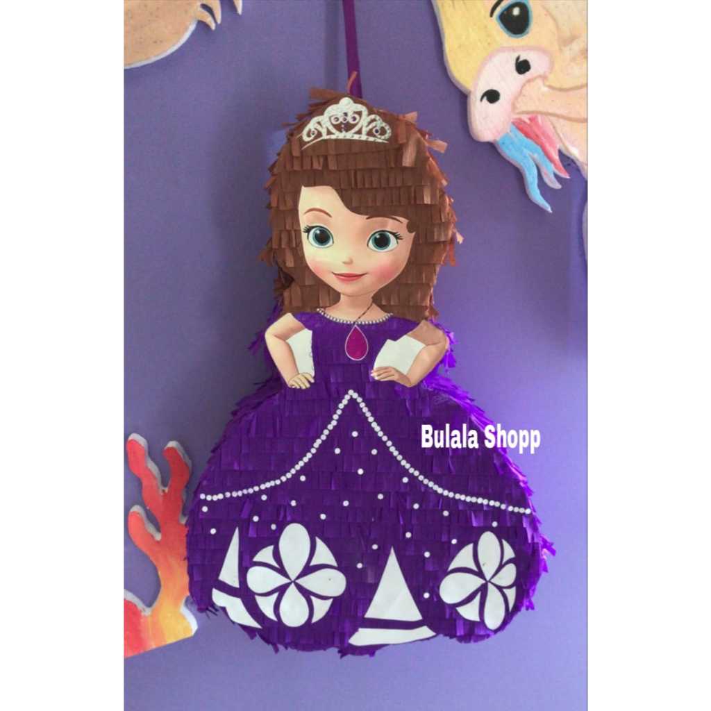 Pinata Pukul/Pinata tarik karakter ulang tahun motif princess sofia