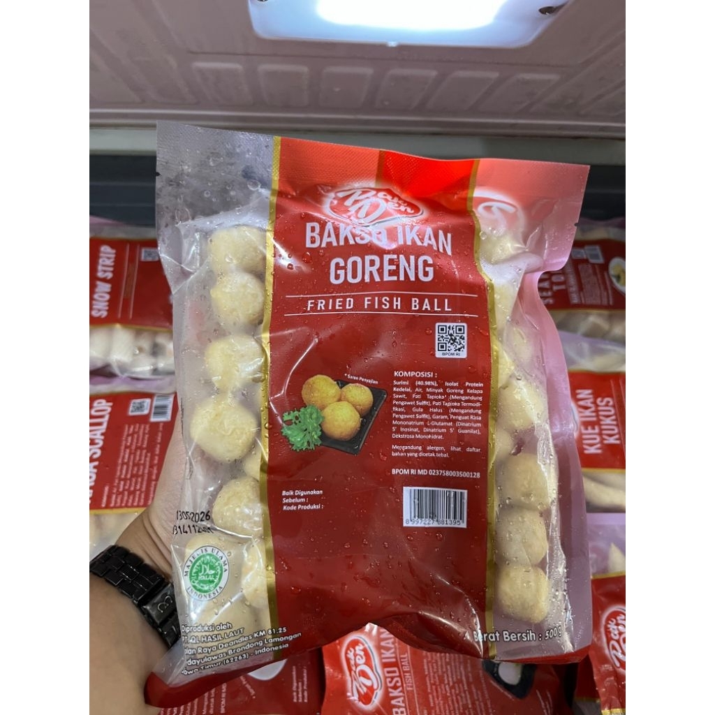 

PAKDEN BAKSO IKAN GORENG 500 GRAM / BAKSO