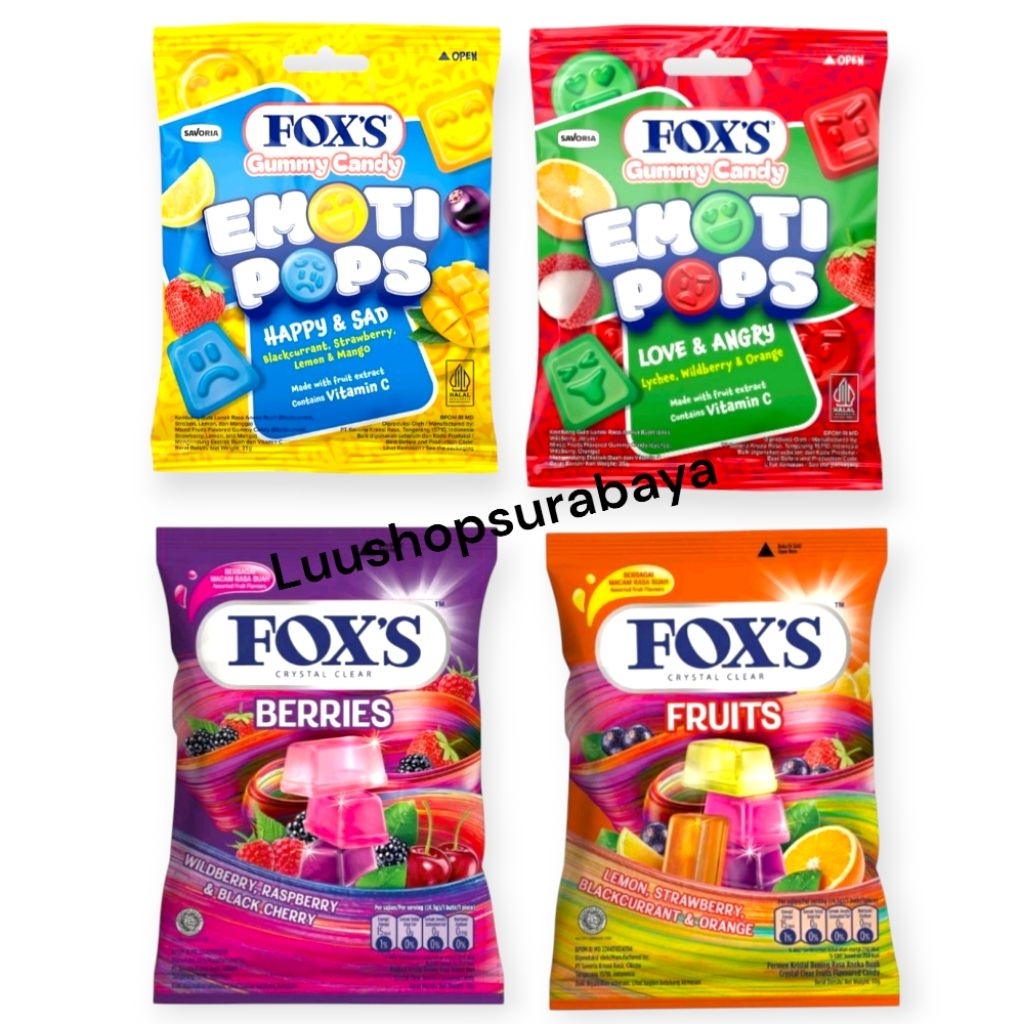 

FOX'S Fox Permen Kristal Clear 90gr Foxs