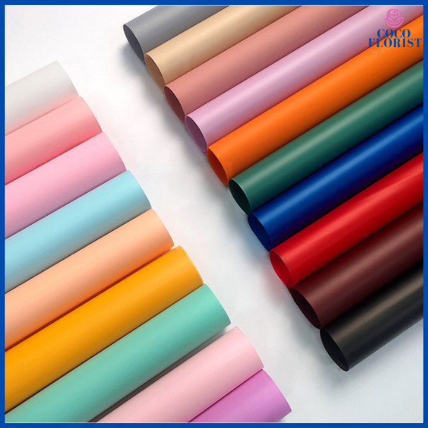 

PACK 20 Kertas Buket Motif Polos Wrapping Cellophane Full Color SOLID KB6120