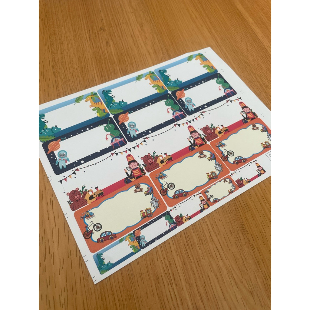 

Satuan Stiker || Label Nama Anak