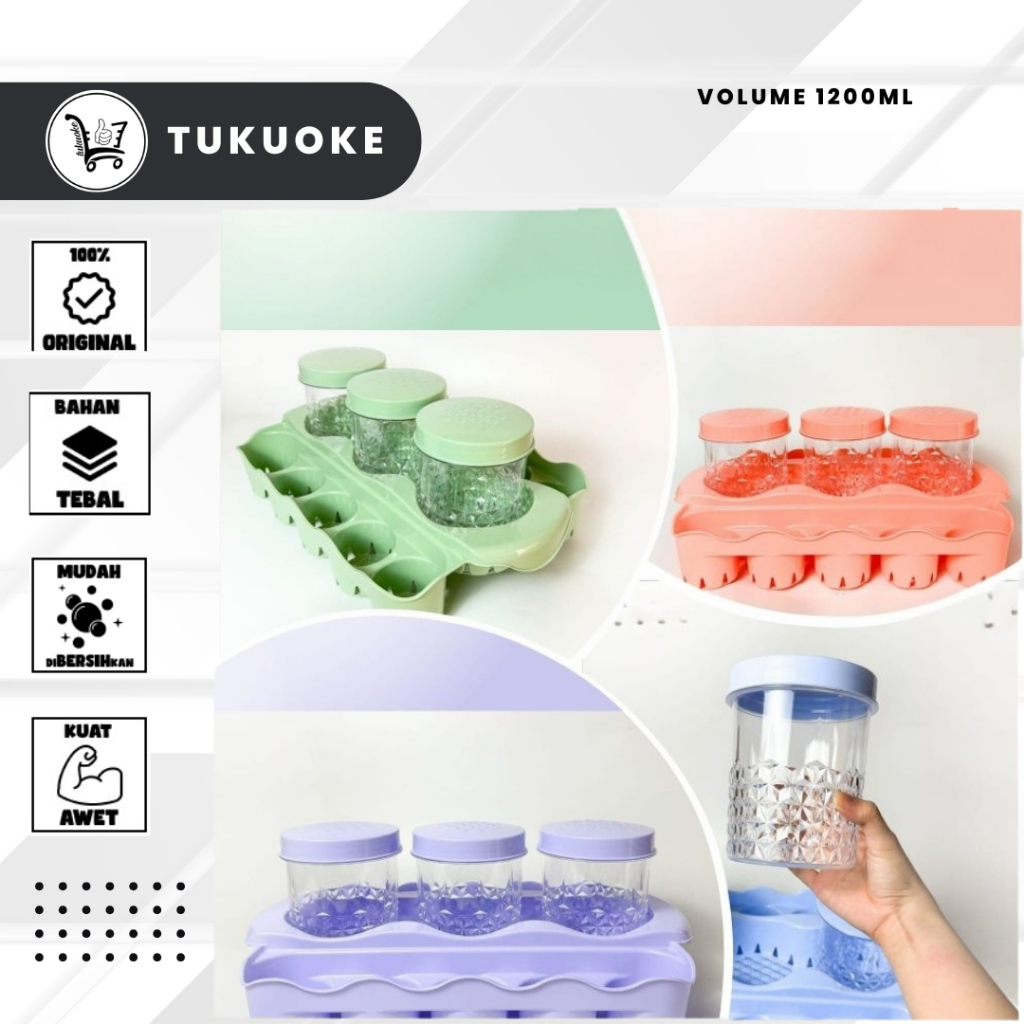 CALISTA TOPLES SET RAK AQUA NAMPAN BECKEL TOPLES KOMBINASI CALIST PREMIUM WADAH AIR GELAS + 3 TOPLES