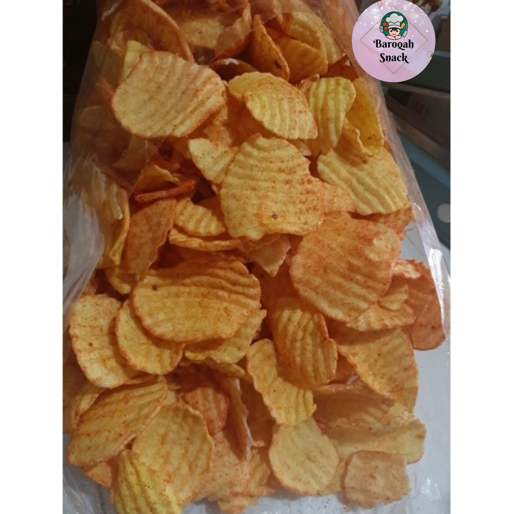 

KERUPUK POCO-POCO SINGKONG 1/2KG(500GR) RENYAH BALADO GURIH