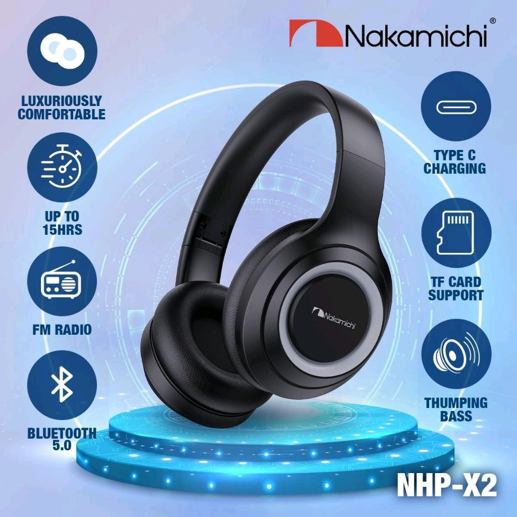 Nakamichi NHP X2 Bluetooth Headphone