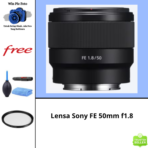 Lensa Sony FE 50mm f1.8 / Lensa Kamera Sony / Lensa Camera Sony / Lens Kamera Sony / Lens Camera Son