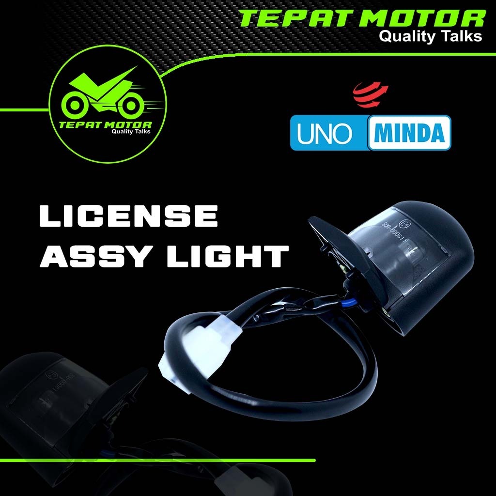 UNO MINDA LICENSE ASSY LIGHT LAMPU PLAT NOMOR NMAX 155 (B6H)