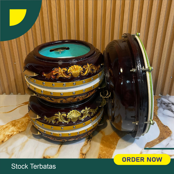 rebana hadroh ukir rebana ukuran 30 rebana gresik alat hadroh