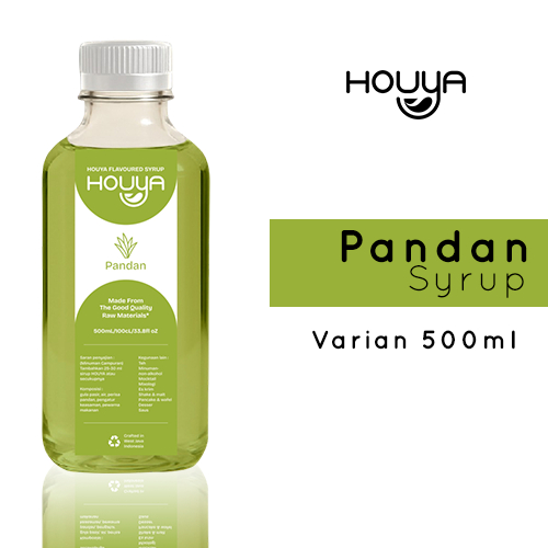 

Houya Pandan Syrup 500ml - Sirup Rasa Pandan