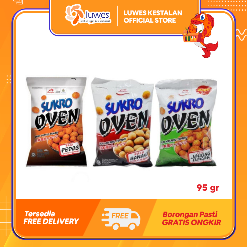 

Duo Kelinci Kacang Sukro Oven 95gr Bawang / Jagung Bakar / Pedas Kacang Panggag Yang Dibalut Tepung Renyah & Gurih