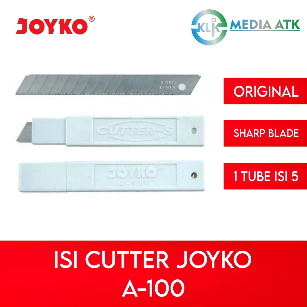 

Isi Ulang Refill Cutter Joyko A-100 - Isi 5 Pcs