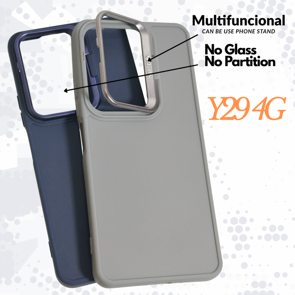 Case Vivo Y29 4G Softcase FOLDING WINDOW MACARON Casing Case for Vivo Y29 4G