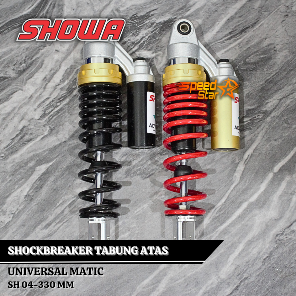 Shockbreaker Matic Tabung Showa Seri 04 Ukuran 330 Mm Shock Matic Tabung Atas Mini Universal Matic
