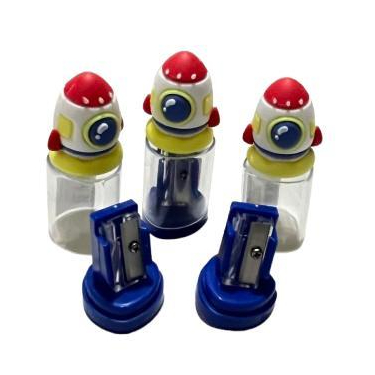 

SHARPENER ROCKET XP-3180 / SERUTAN PENSIL MANUAL MINI BENTUK ROKET / RAUTAN ANAK SEKOLAH 1LUBANG MANUAL