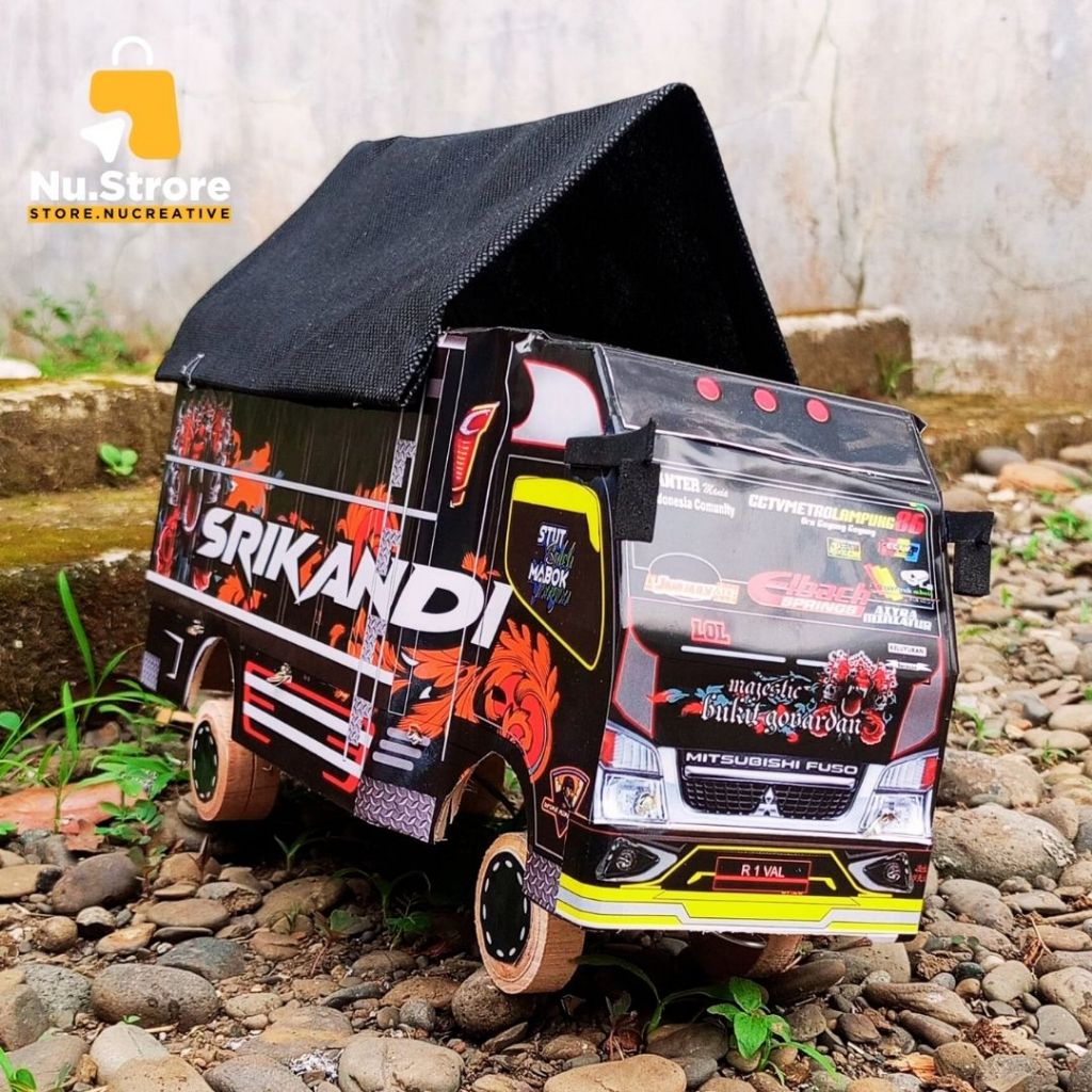 Miniatur Truk Oleng Srikandi Full Lampu Terlaris