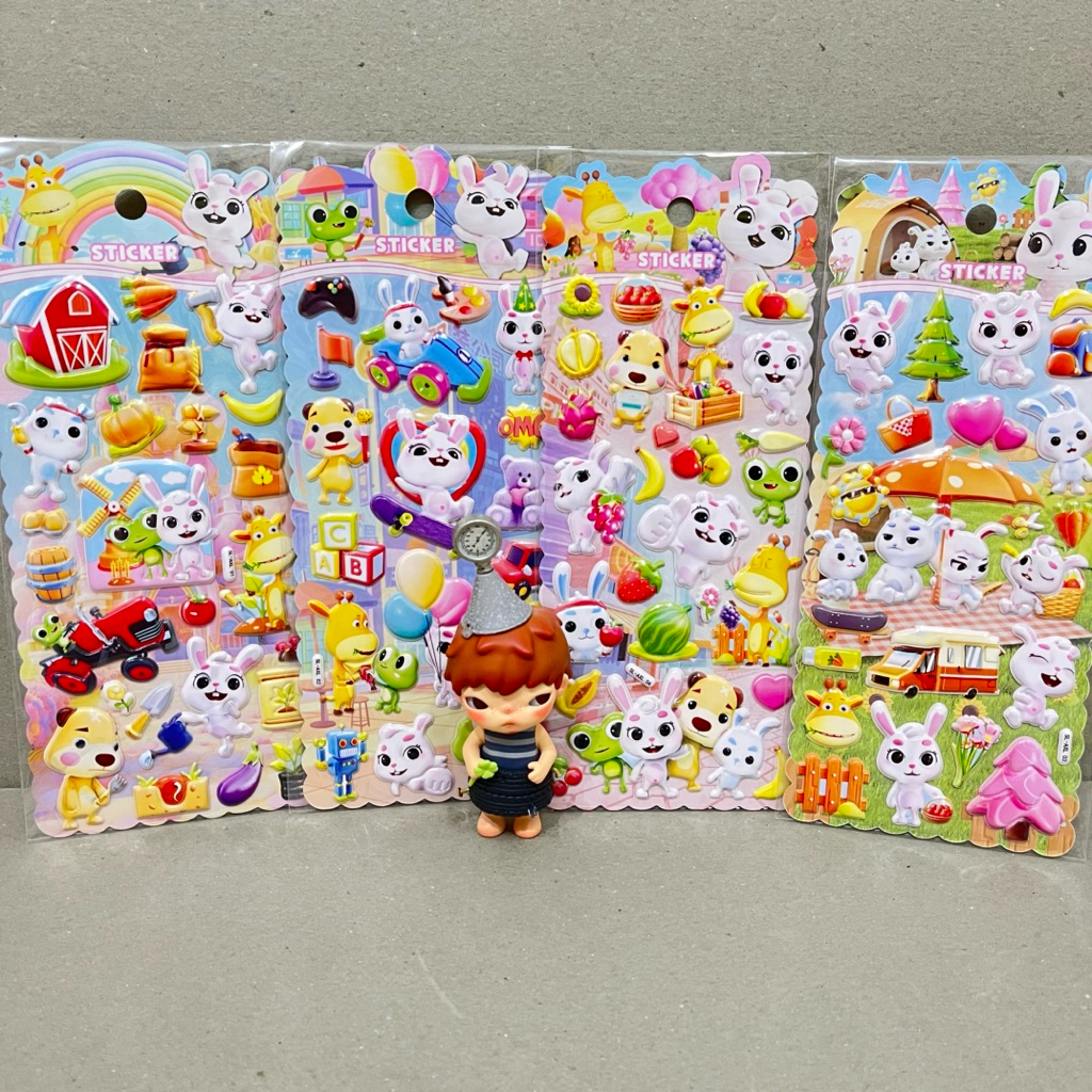 

Stiker Kelinci / Stiker Kodok / Stiker Jerapah / Stiker Hewan / Stiker Anjing