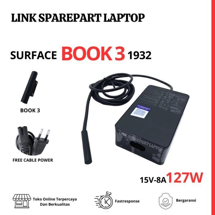 Adapter Laptop Adaptor for Microsoft Surface Charger 1932 for Surface Laptop Studio Surface Book 3