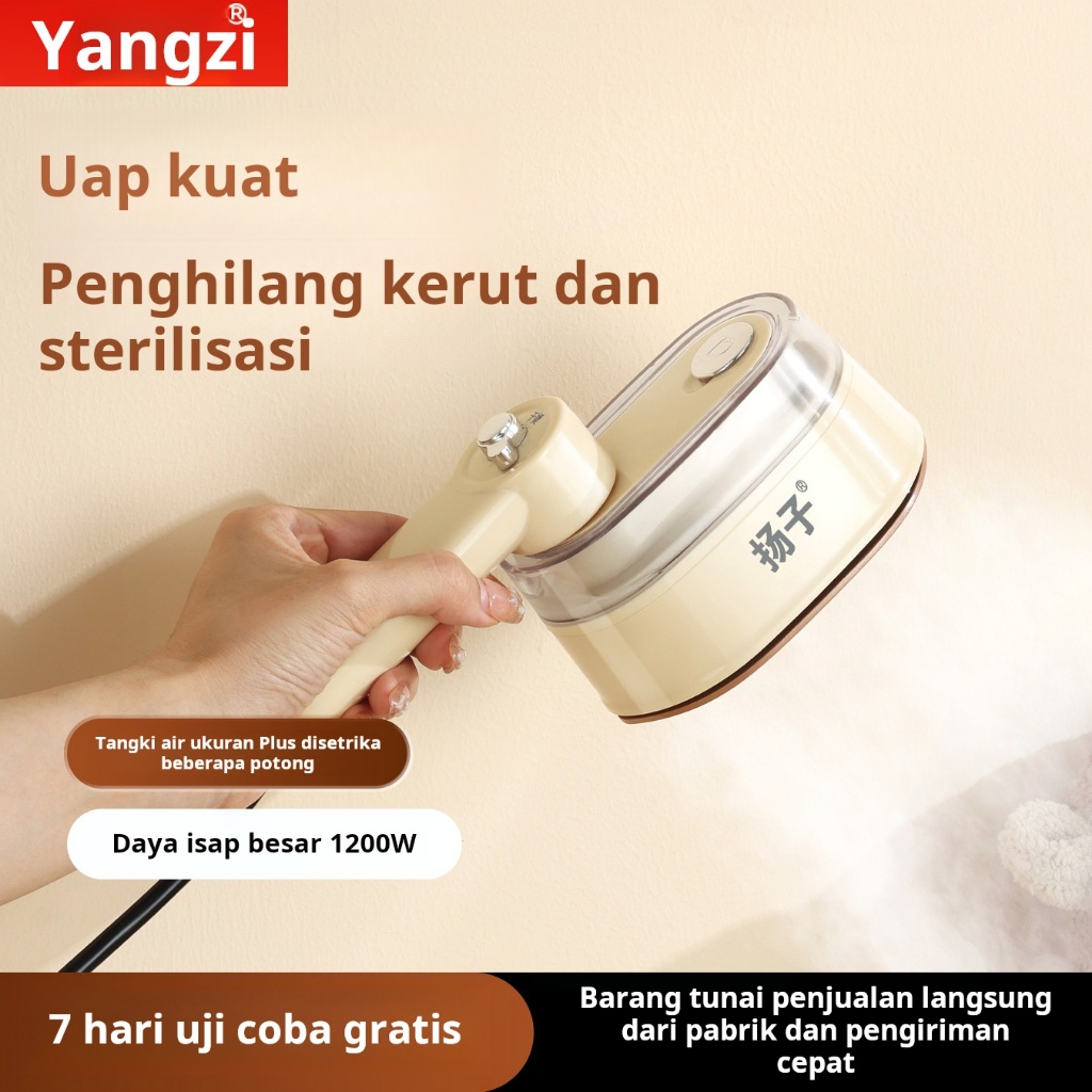 Setrika Uap Genggam - Setrika Listrik Rumah, Sikat Uap, Alat Penyeterika, Setrika Baju, Steamer Paka