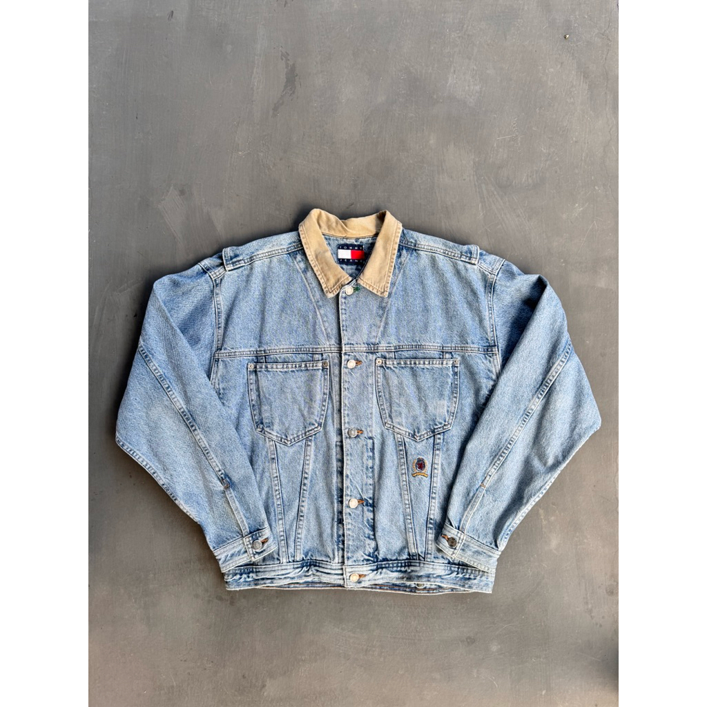 trucker jacket tommy jeans vintage