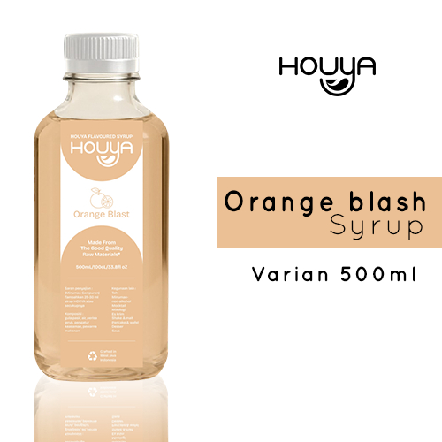 

Houya Orange Blash Syrup 500ml - Sirup Rasa Orange Blash