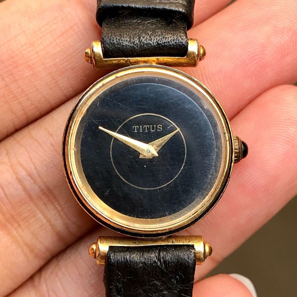 Solvil Titus 17Jewels Black Dial