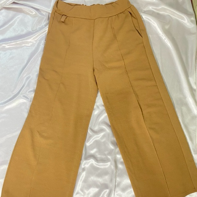 Preloved celana kulot scuba | celana kulot wanita | celana kulot panjang wanita | celana kulot scuba